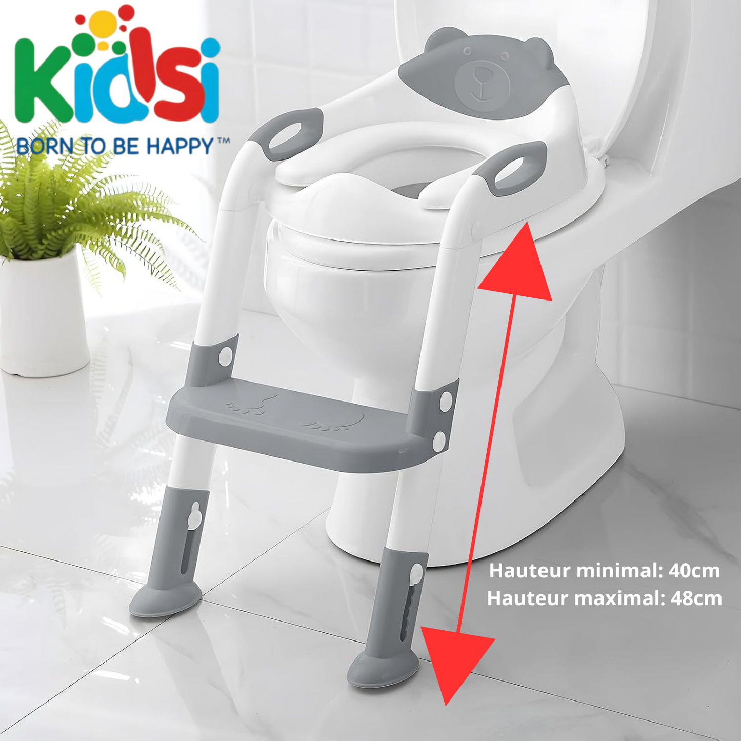 Siège pour enfants pour apprendre à utiliser les toilettes