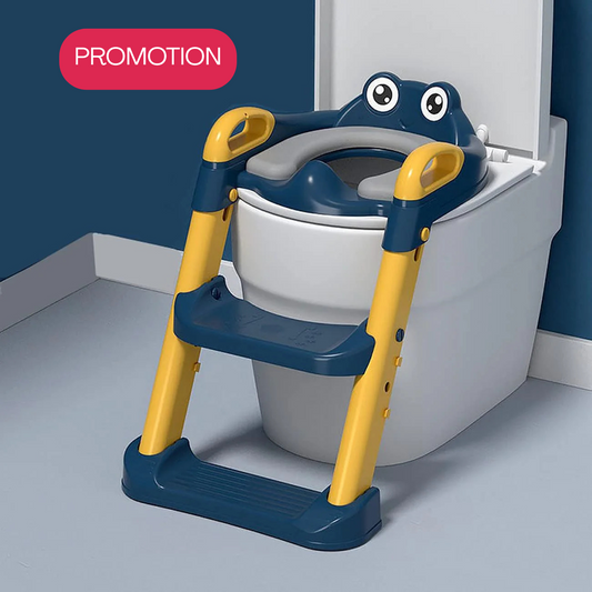 Réducteur de toilette pliable avec marche pieds