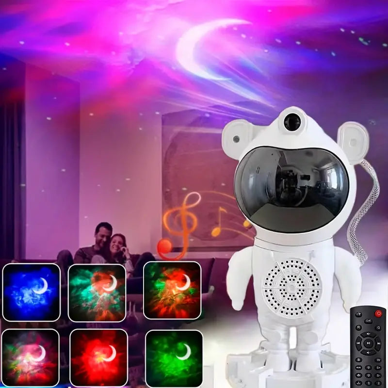 Projecteur Astronaute 360° avec Bluetooth