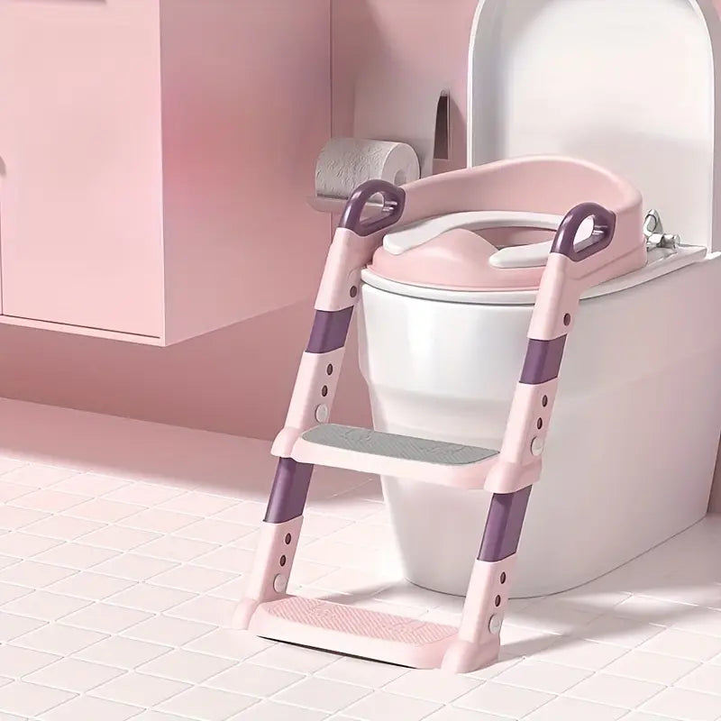 Réducteur de toilette pliable avec marche pieds