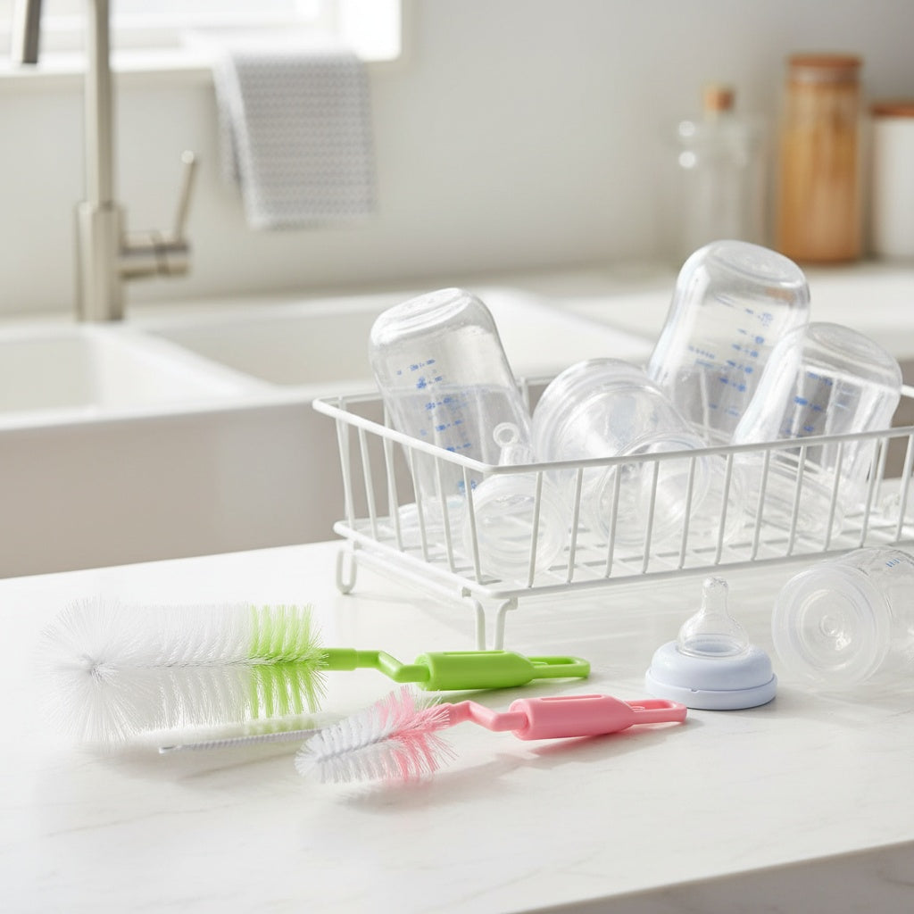 2 brosses de nettoyage pour biberons de bébé