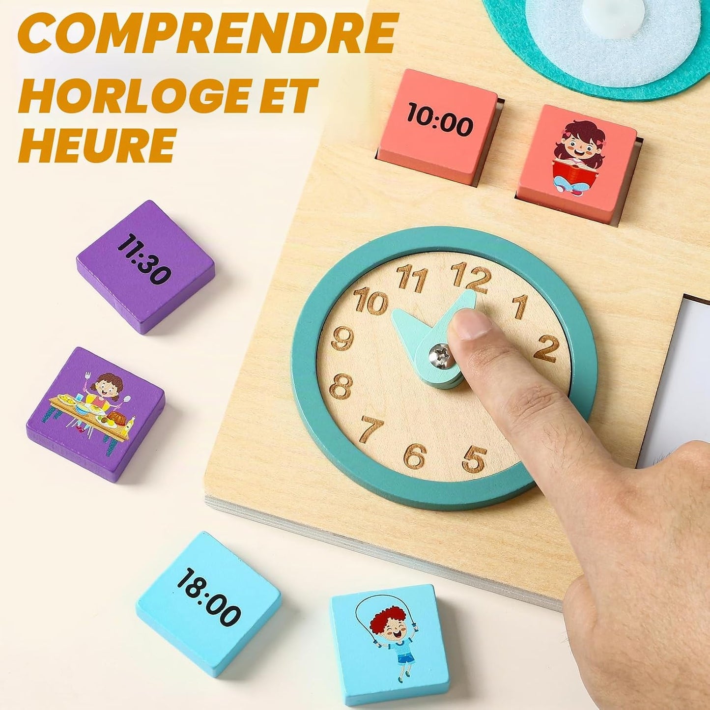 Coffret Montessori – Jeu Éducatif pour Apprendre les Mathématiques