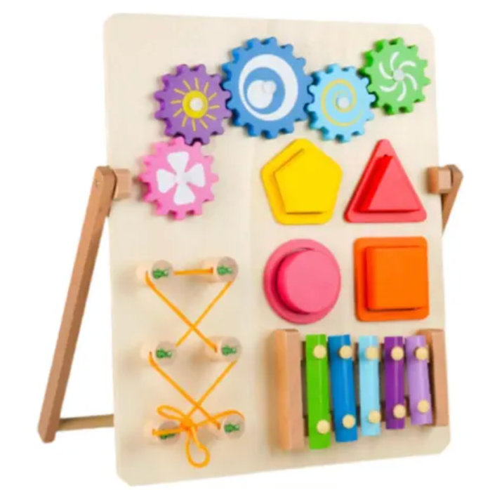 Busy Board Tableau d’Activités Montessori en Bois