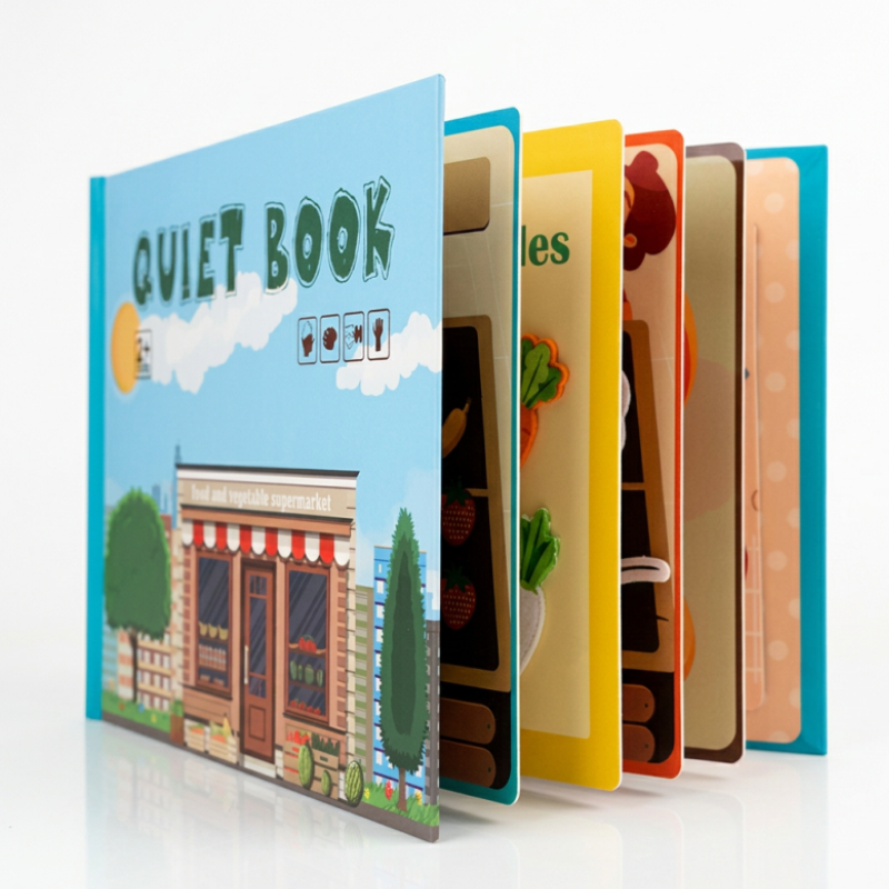 Mon Premier "Quiet Book" Interactif à Scratchs