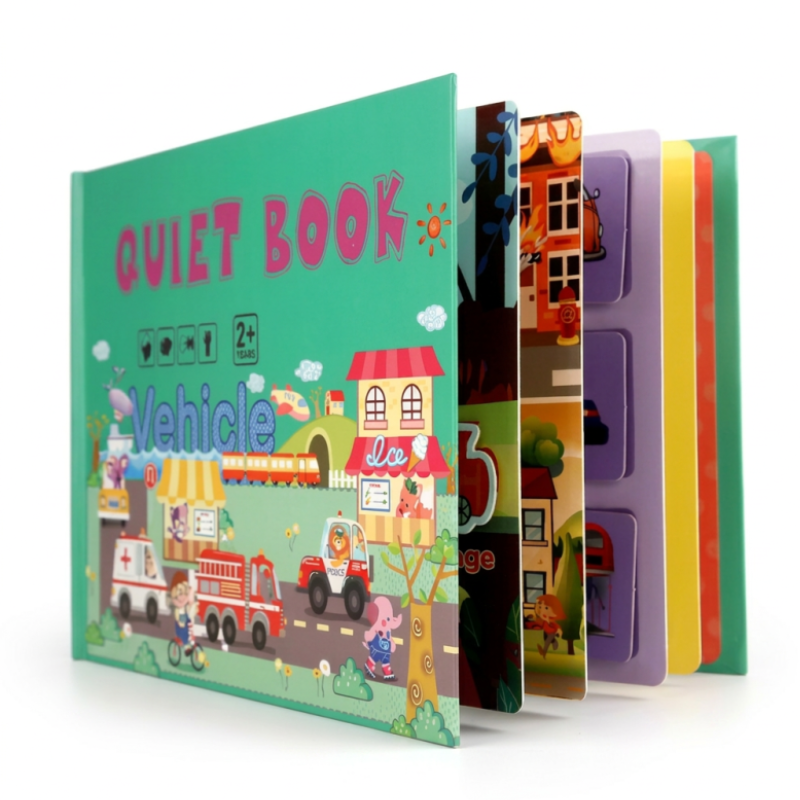 Mon Premier "Quiet Book" Interactif à Scratchs