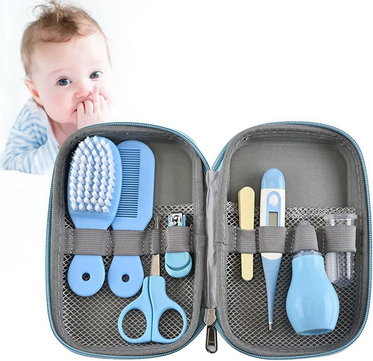 Trousse de Soin et de Toilette Complète pour Bébé (8 Pièces)